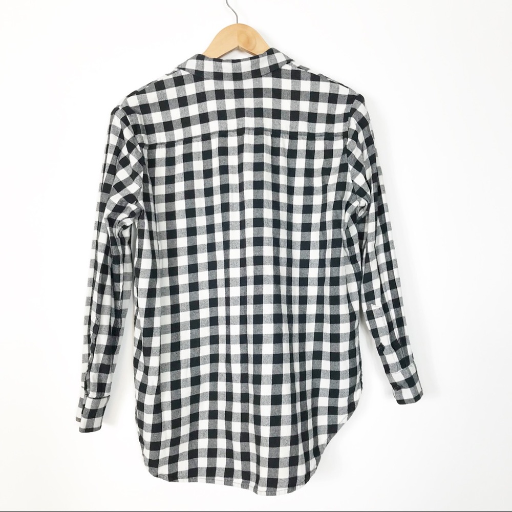 Madewell Oversized Flannel Buffalo Check Shirt - S - Picture 4 of 7